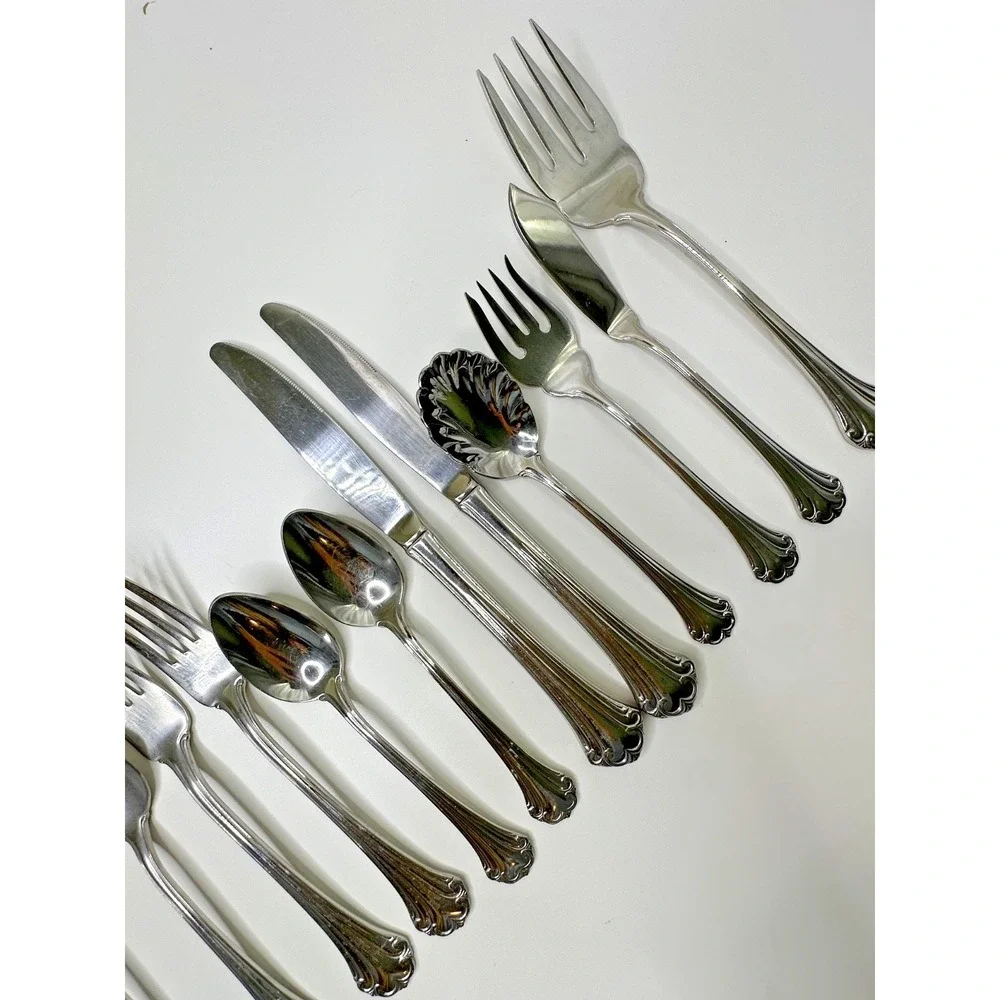 Reed & Barton REGINE Stainless Flatware Replacement Set 13 Dinner Fork Serving